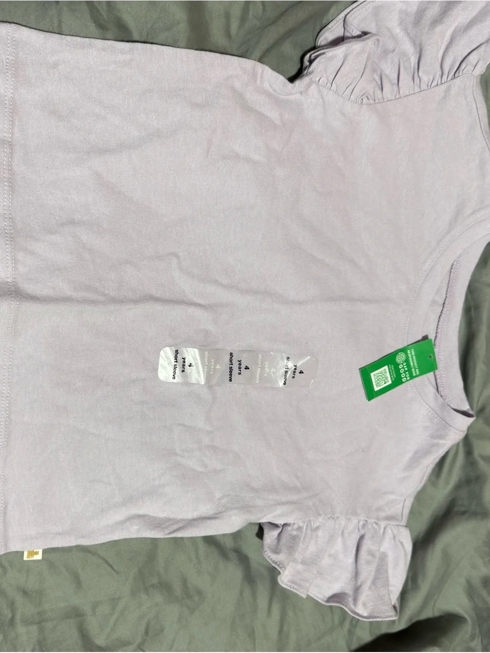 GAP Baby Gap Short Sleeve T-Shirt in Light Lavender